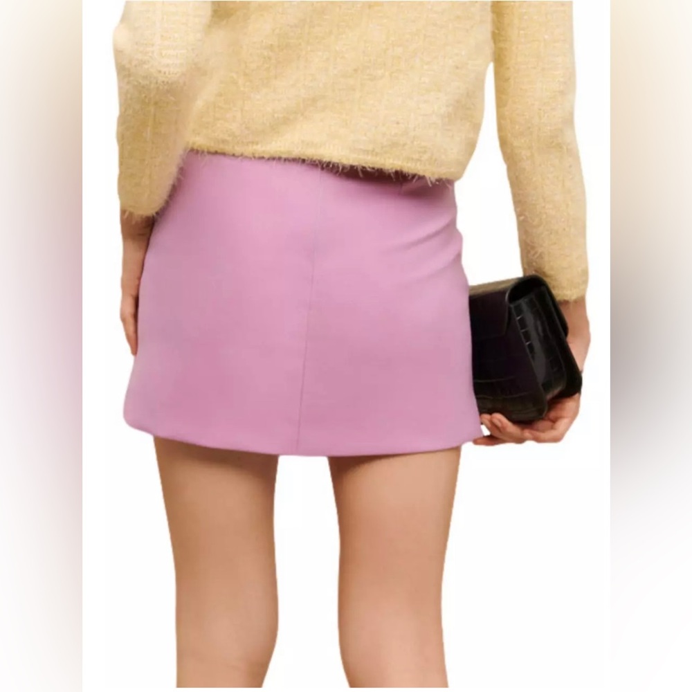 ✨Host Pick✨Maje Miniskirt with Buttons- Sz 4 - Picture 4 of 6